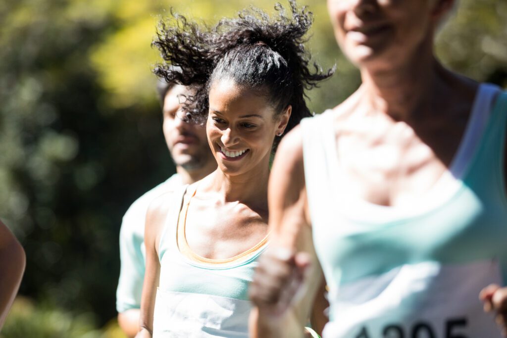 marathon athlete walking in the park 2023 11 27 05 08 29 utc